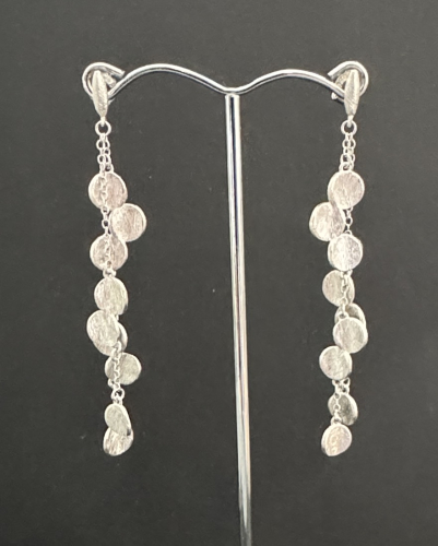 Ohrstecker 925 Silber mit runden Plättchen